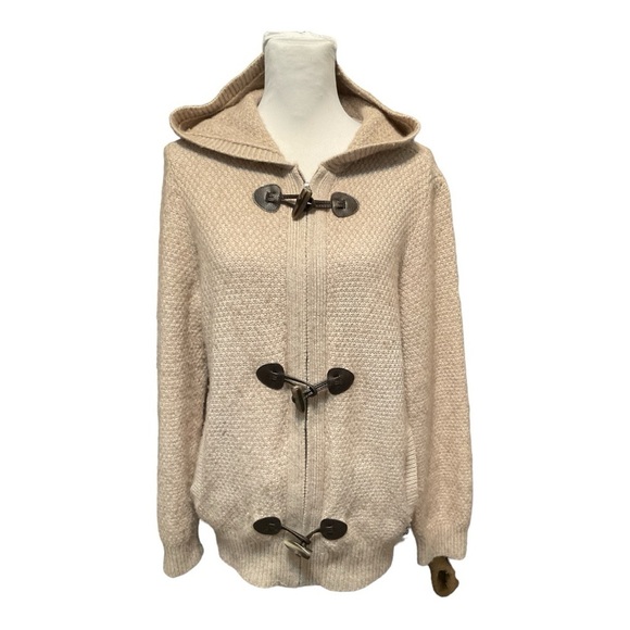 Banana Republic Factory Wool Blend Hooded Cardigan Size XL - Picture 1 of 6